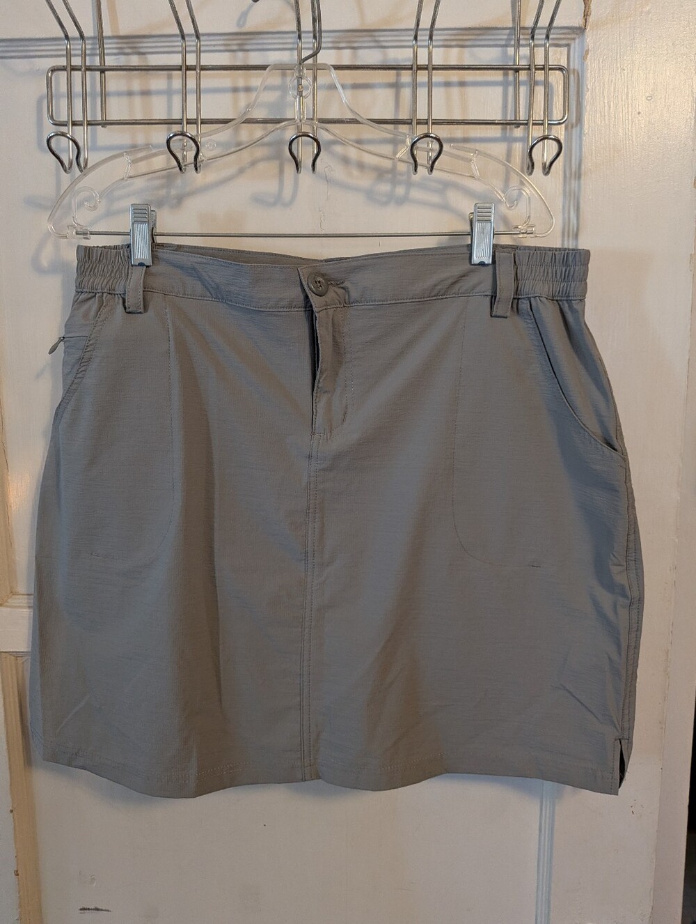 Willit Light Gray Women's Casual Skort - size XL